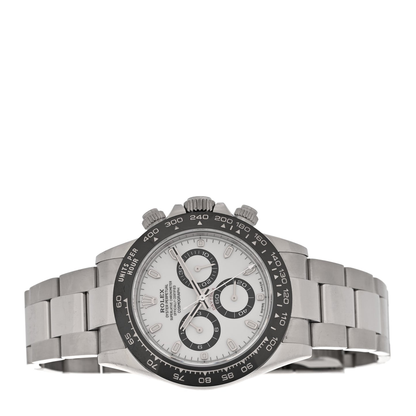 Stainless Steel 40mm Oyster Perpetual Cosmograph Daytona Panda Watch White 116500LN