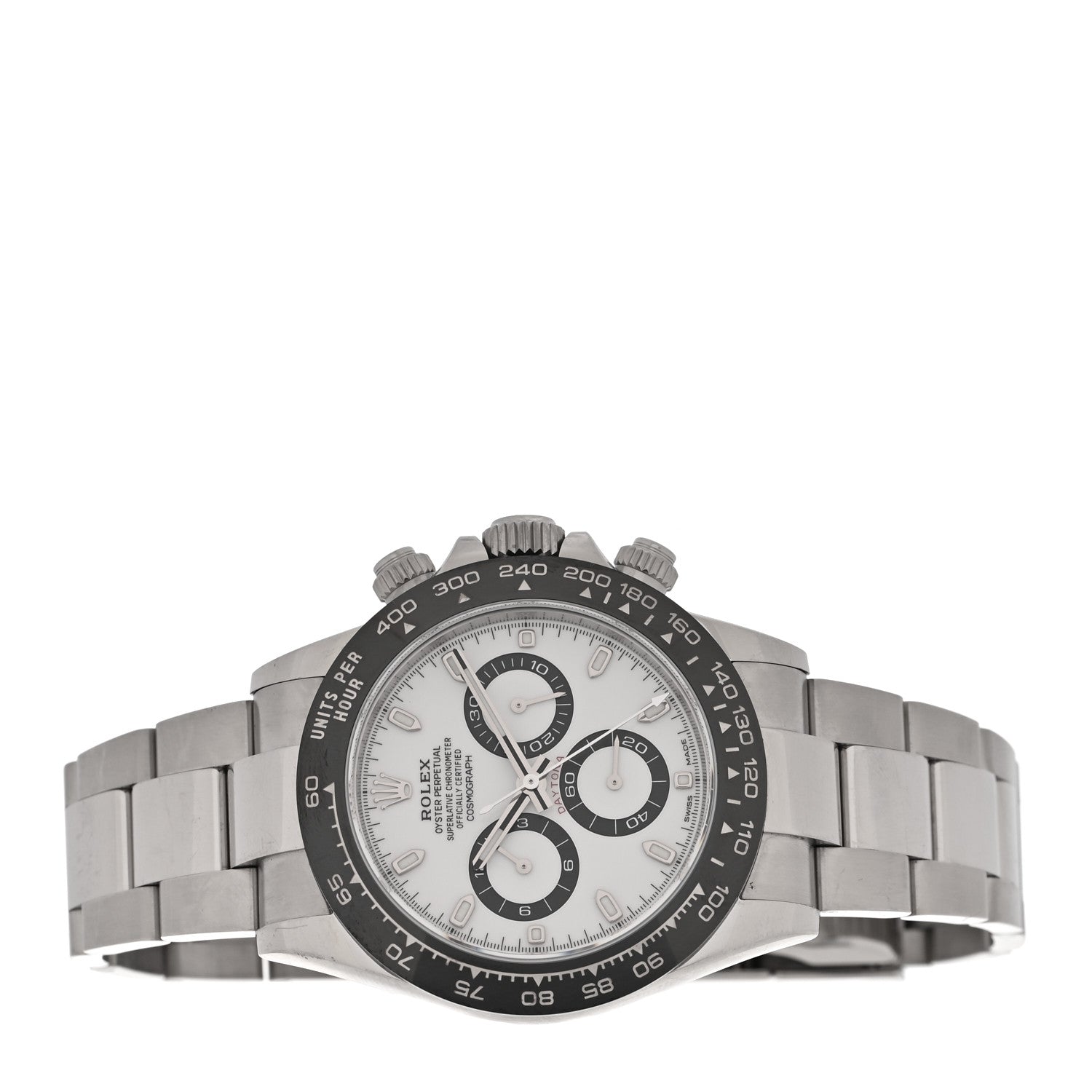 Rolex Stainless Steel 40mm Oyster Perpetual Cosmograph Daytona Panda Watch White 116500LN 2 of 5