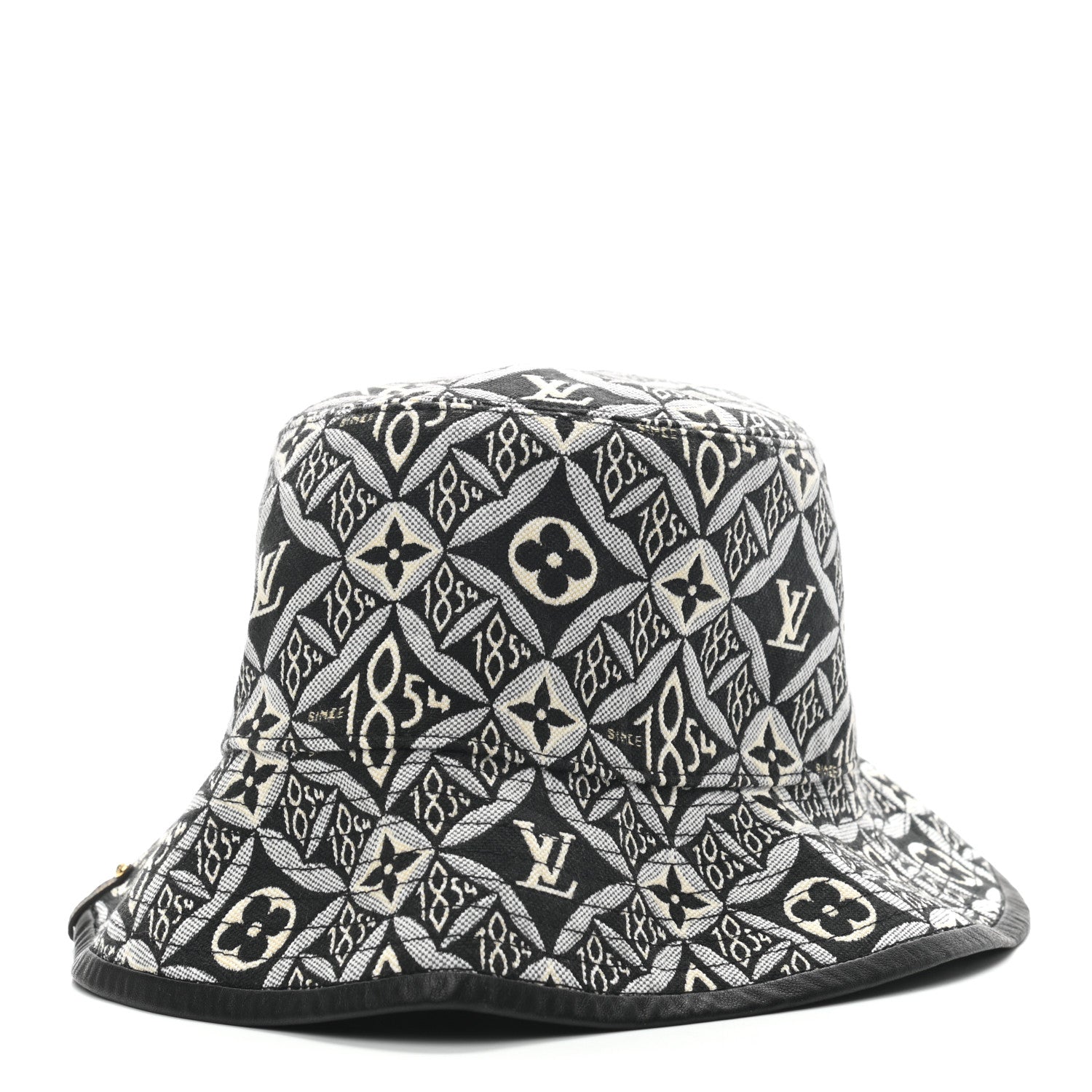 Louis Vuitton Jacquard Since 1854 Bucket Hat S Grey 1 of 5