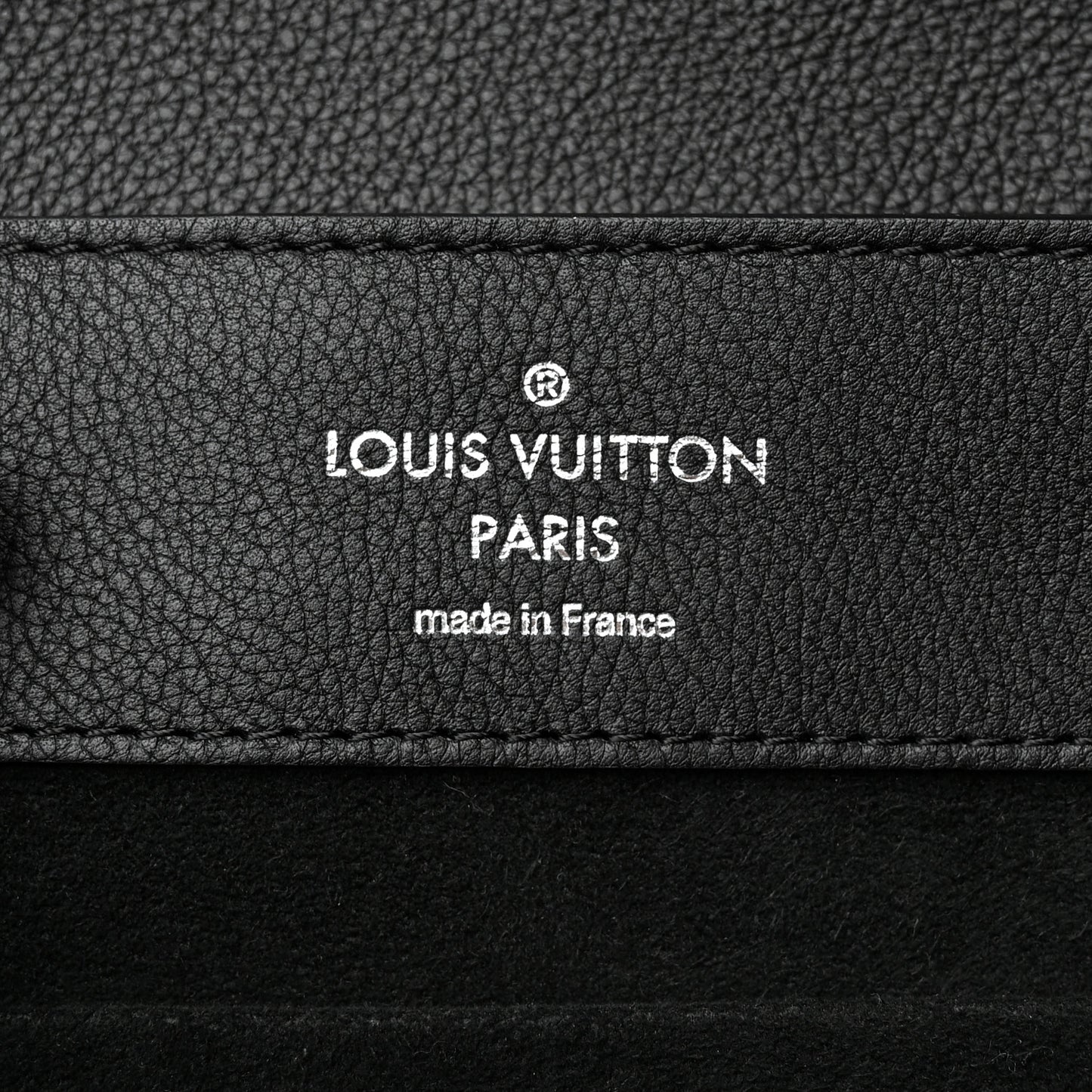 Calfskin Lockme Backpack Black