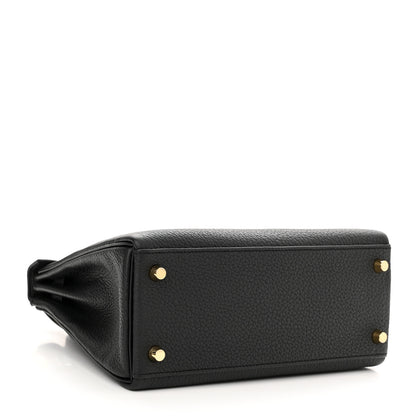 Hermes Togo Kelly Retourne 25 Black 4 of 10