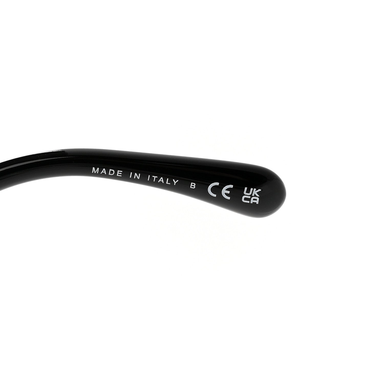 Chanel Acetate Strass Square Sunglasses 5422-B Black White 6 of 9