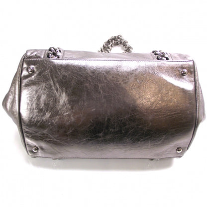Chanel Leather Modern Chain Tote Metallic 4 of 13