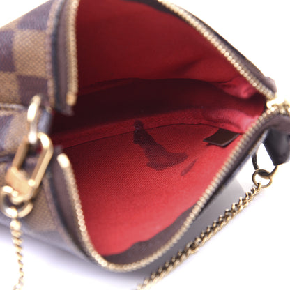 Louis Vuitton Damier Ebene Mini Pochette Accessories 10 of 12