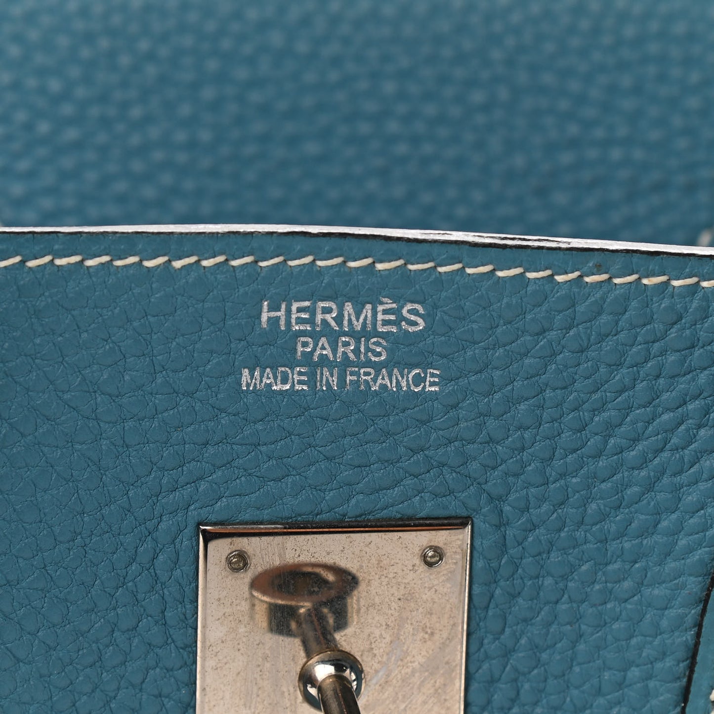 Togo Birkin 35 Blue Jean