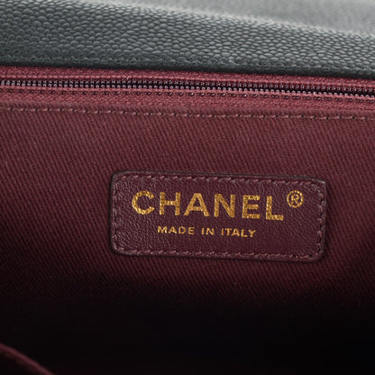 Chanel Iridescent Grained Calfskin Quilted Globe Trotter Vanity Case Black 6 of 8