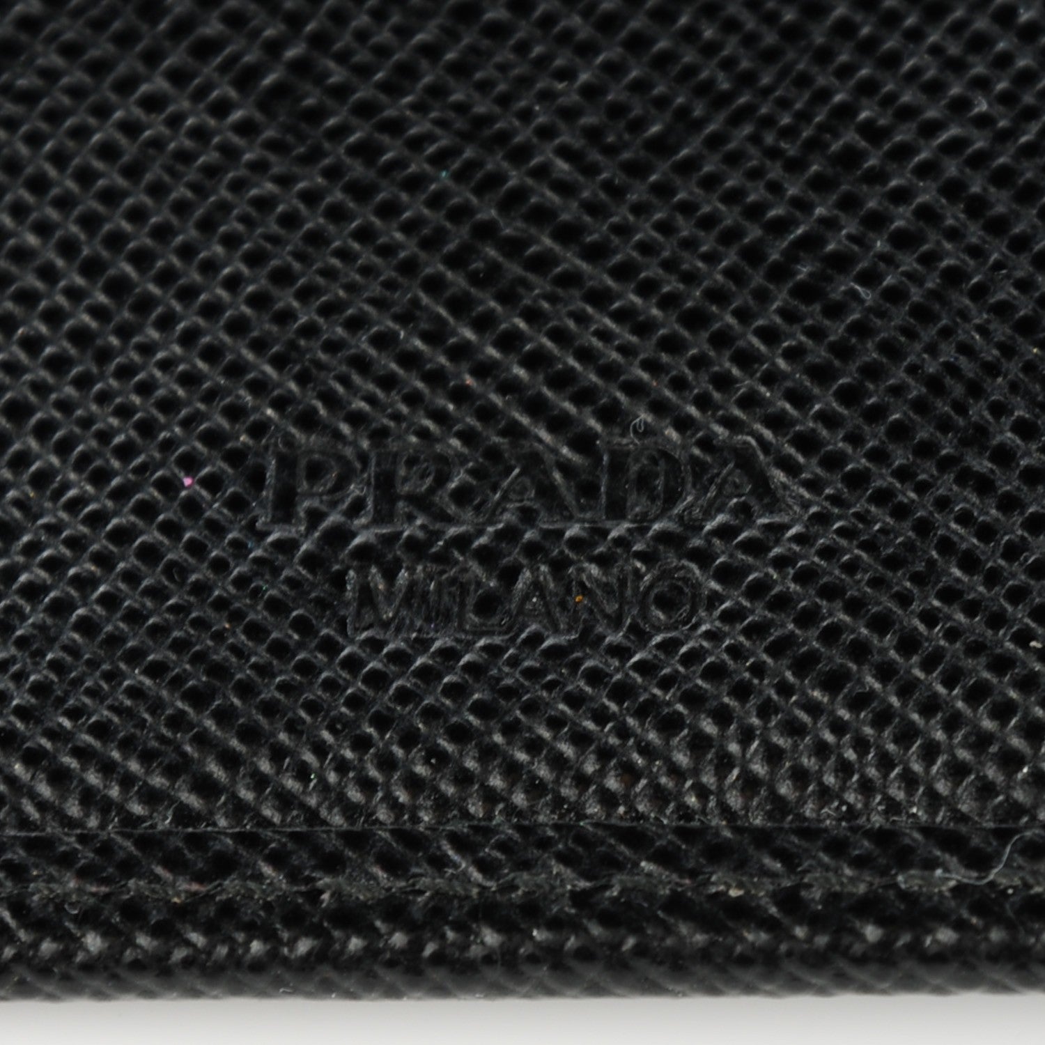 Prada Saffiano Metal Continental Flap Wallet Nero Black 6 of 7