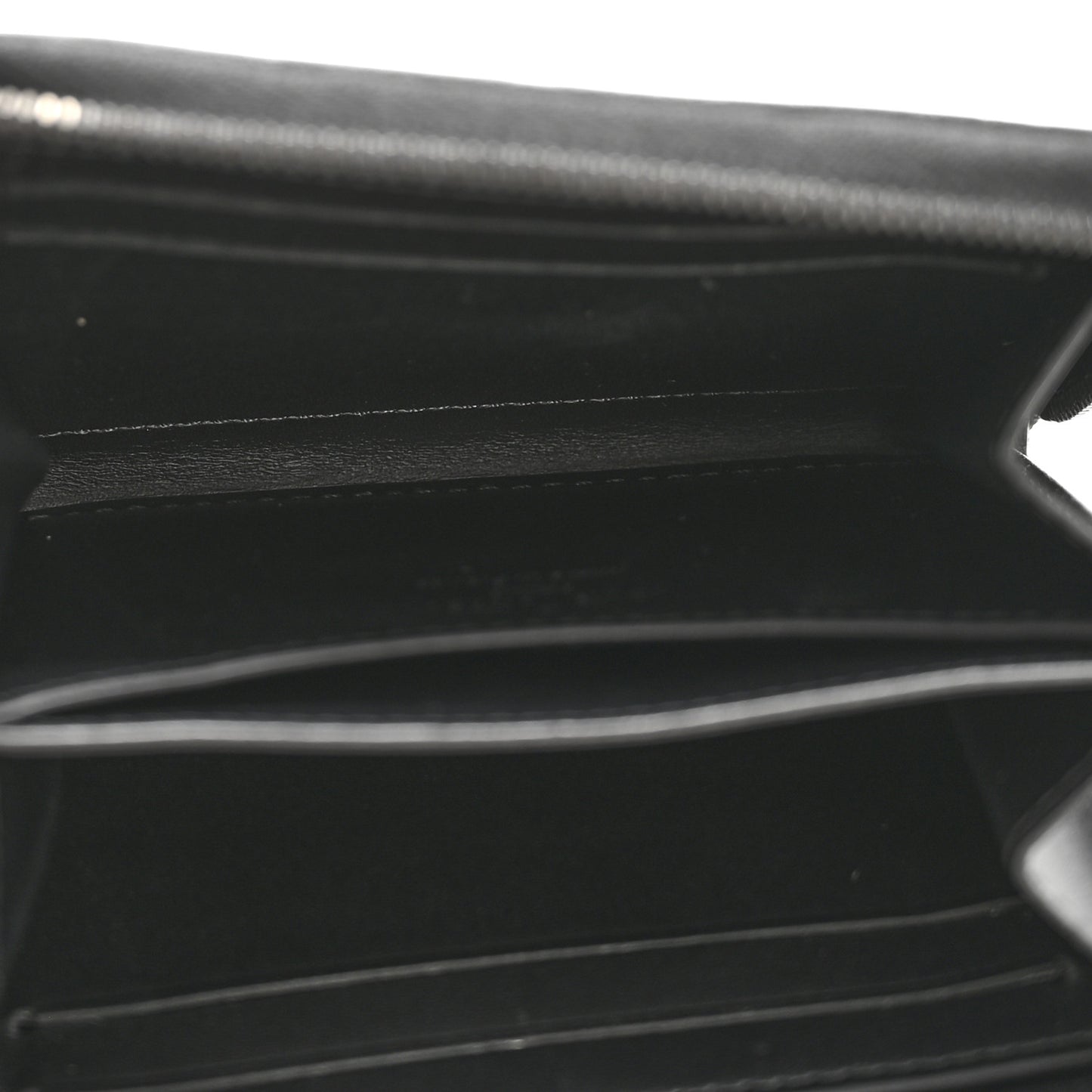 Vernis Zippy Coin Purse Wallet Noir Magnetique