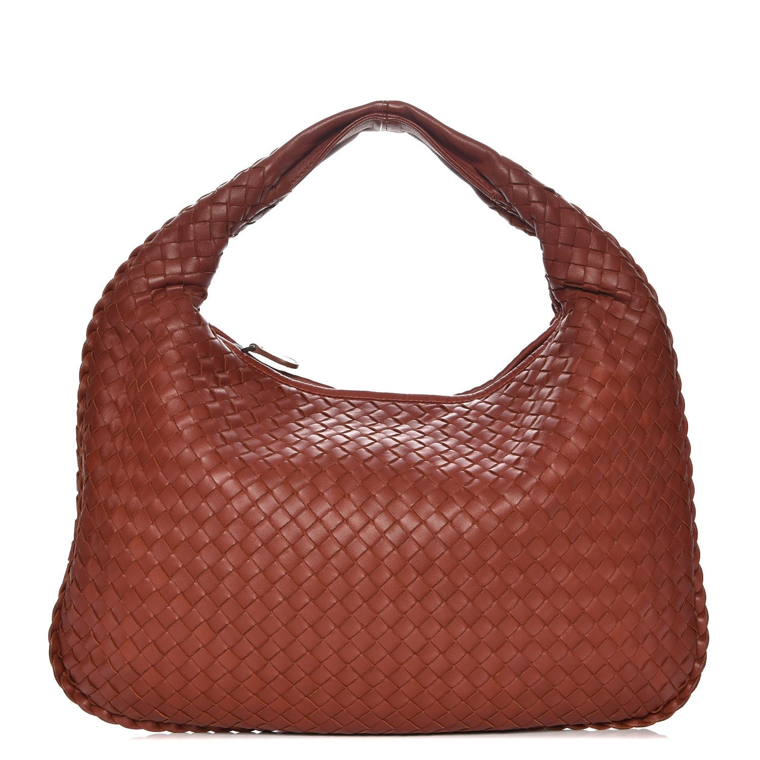 Bottega Veneta Nappa Intrecciato Medium Veneta Hobo Rust 1 of 7
