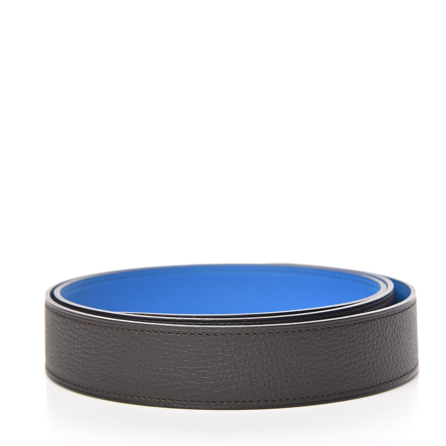 Hermes Polo Bullskin Swift 32mm Belt Strap 100 Macassar Bleu Hydra 2 of 5