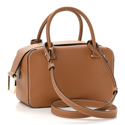 Delvaux Grained Bullskin Cool Box MM Satchel Vegetal Ivory 3 of 9