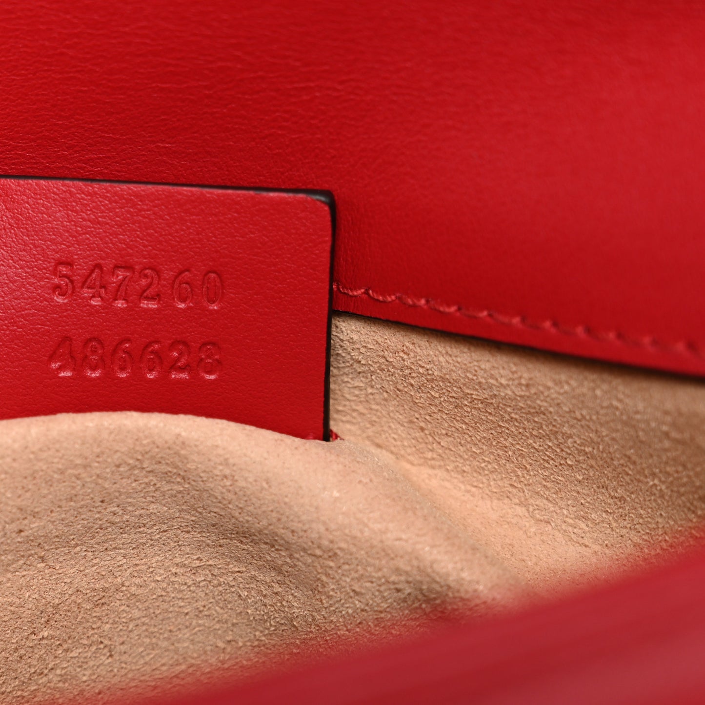 Calfskin Matelasse Mini GG Marmont Top Handle Shoulder Bag Hibiscus Red