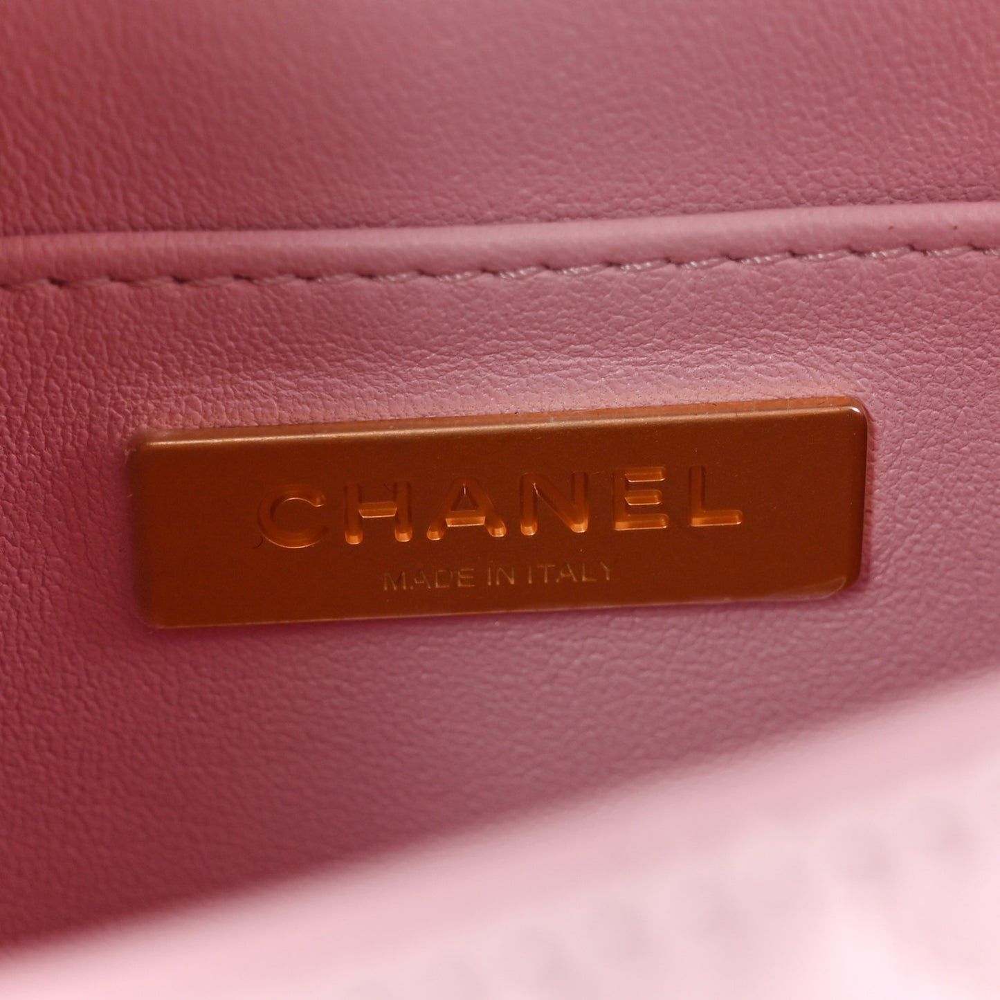 Lambskin Quilted Mini Flap Top Handle Bag Light Pink