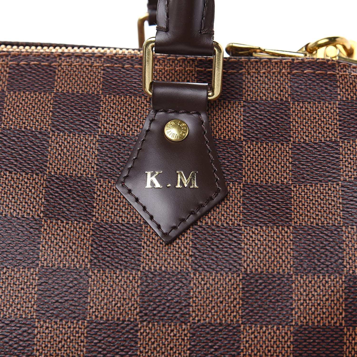 Louis Vuitton Damier Ebene Speedy Bandouliere 25 7 of 12