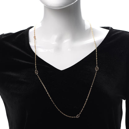 Hermes 18K Rose Gold Farandole Necklace 80 2 of 6