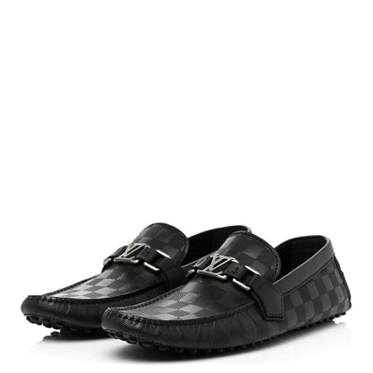 Louis Vuitton Damier Infini Hockenheim Moccasin Loafers 7 Onyx 3 of 9