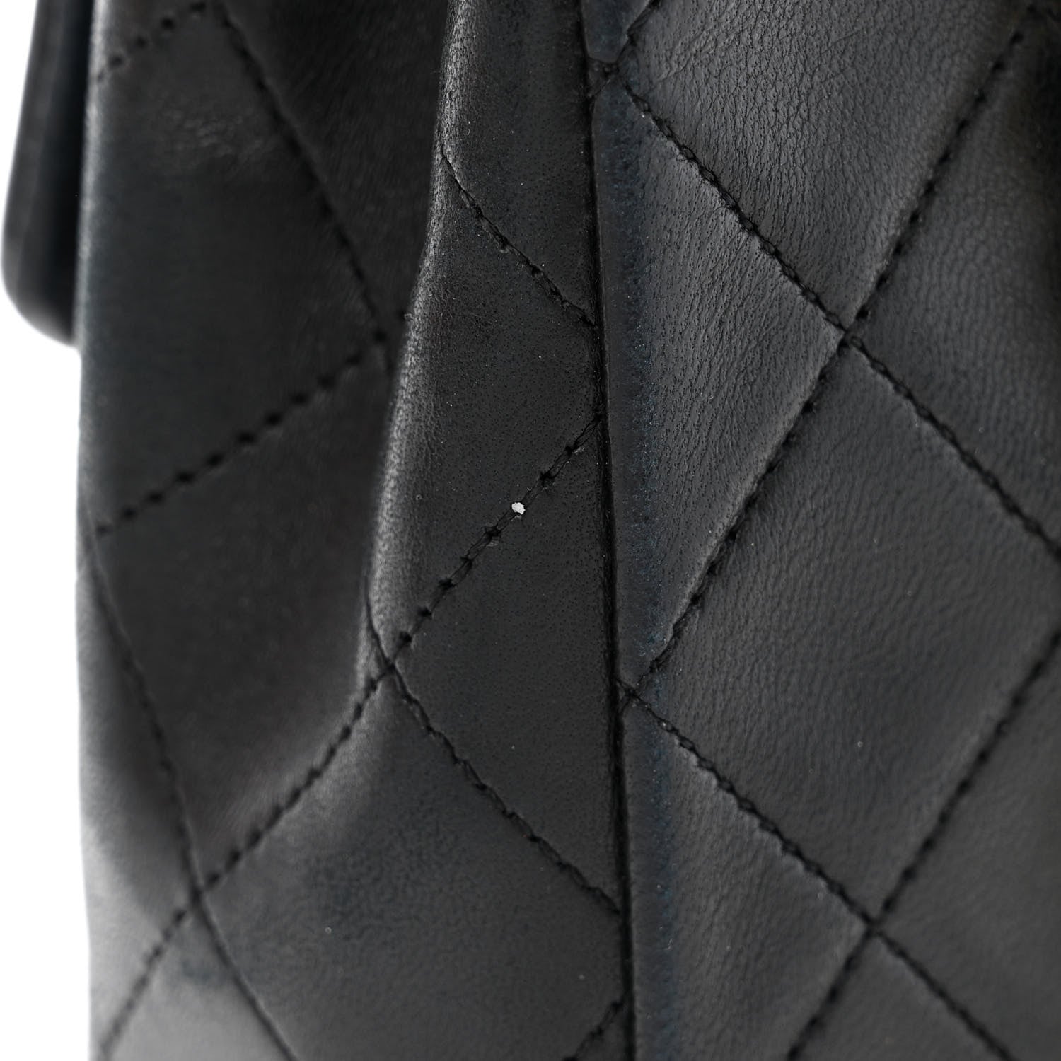 Chanel Lambskin Quilted Mini Square Flap Black 12 of 13