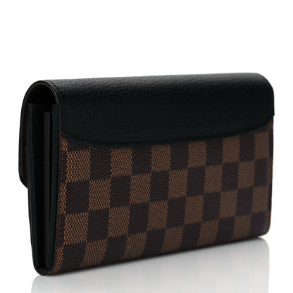 Louis Vuitton Damier Ebene Normandy Wallet Black 3 of 7