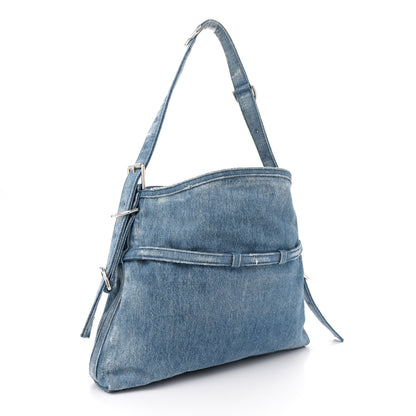 Givenchy Washed Denim Medium Voyou Bag Medium Blue 3 of 12