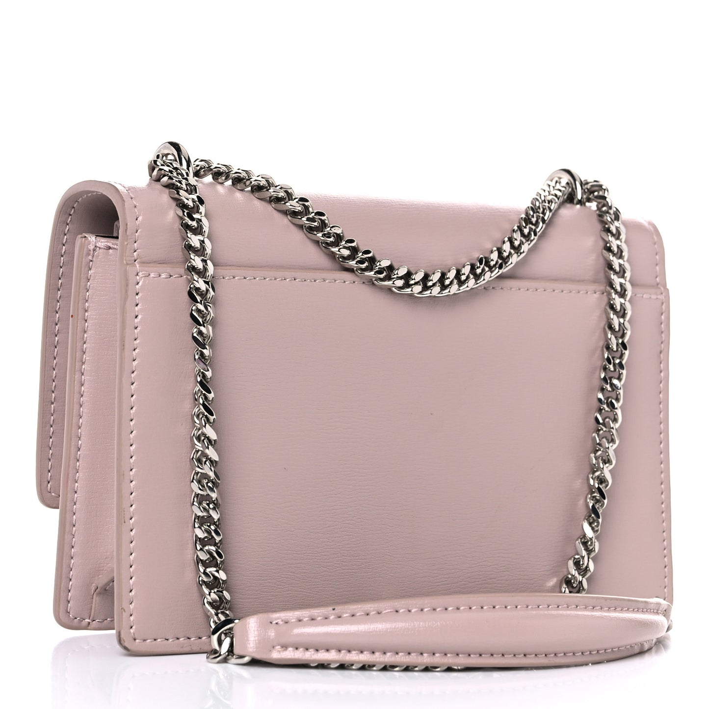 Calfskin Monogram Sunset Chain Wallet Light Pink