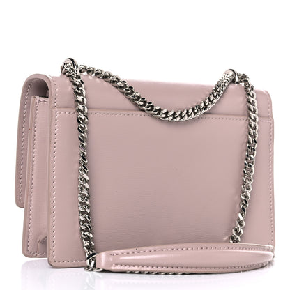 Saint Laurent Calfskin Monogram Sunset Chain Wallet Light Pink 2 of 21
