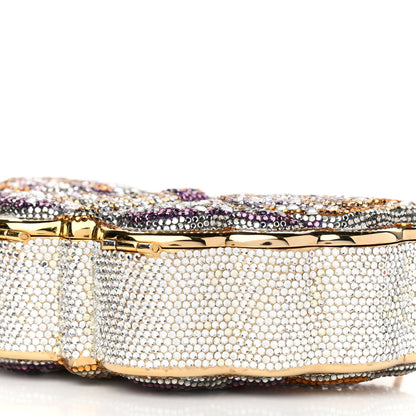 Judith Leiber Swarovski Crystal Butterfly Minaudiere Clutch 10 of 12
