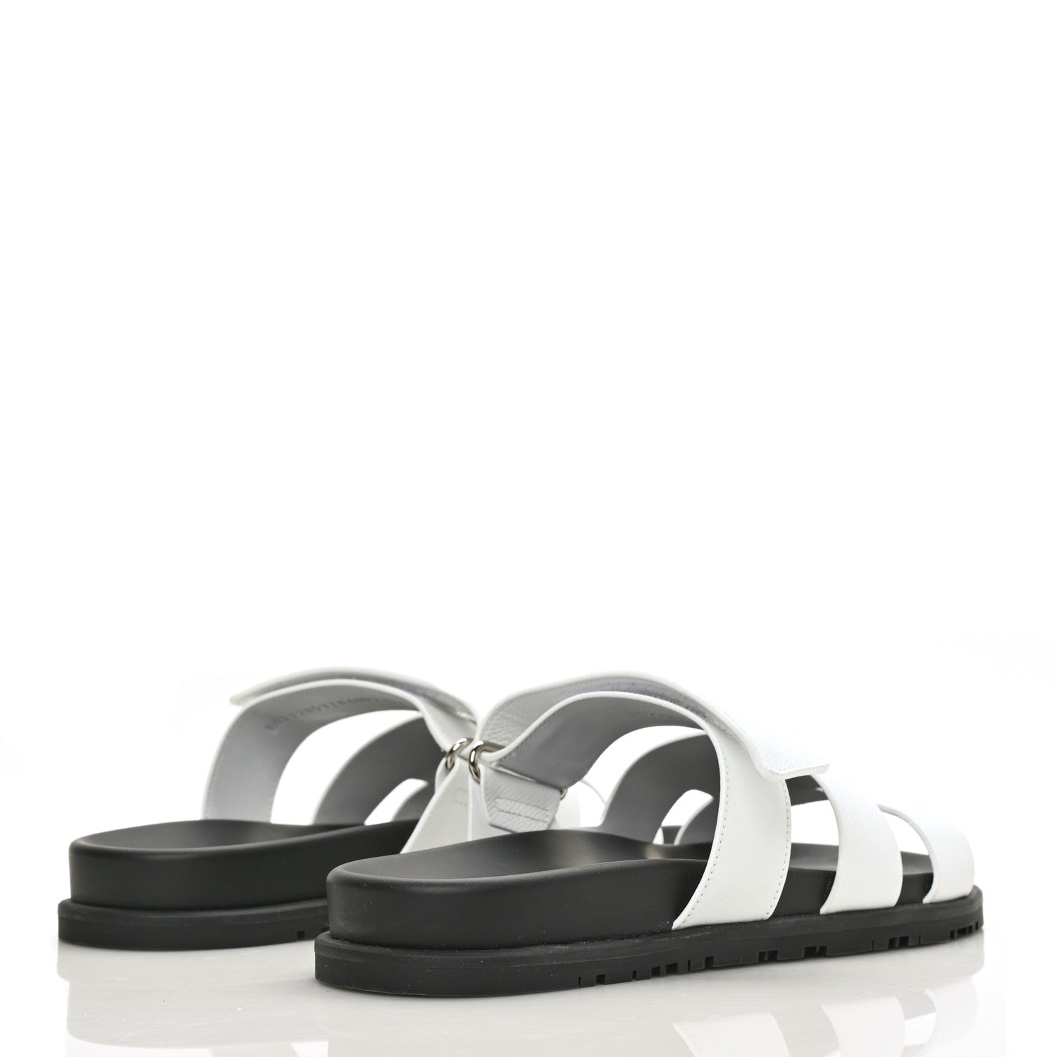 Hermes Epsom Womens Chypre Sandals 40 White 4 of 9