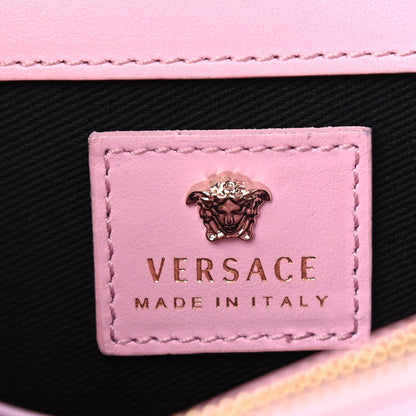 Versace Vitello Crystal Palazzo Evening Bag Pink 6 of 12