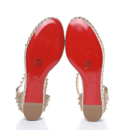 Christian Louboutin Liege Savana Madmonica 60 Platform Sandals 39 Naturalle 5 of 8