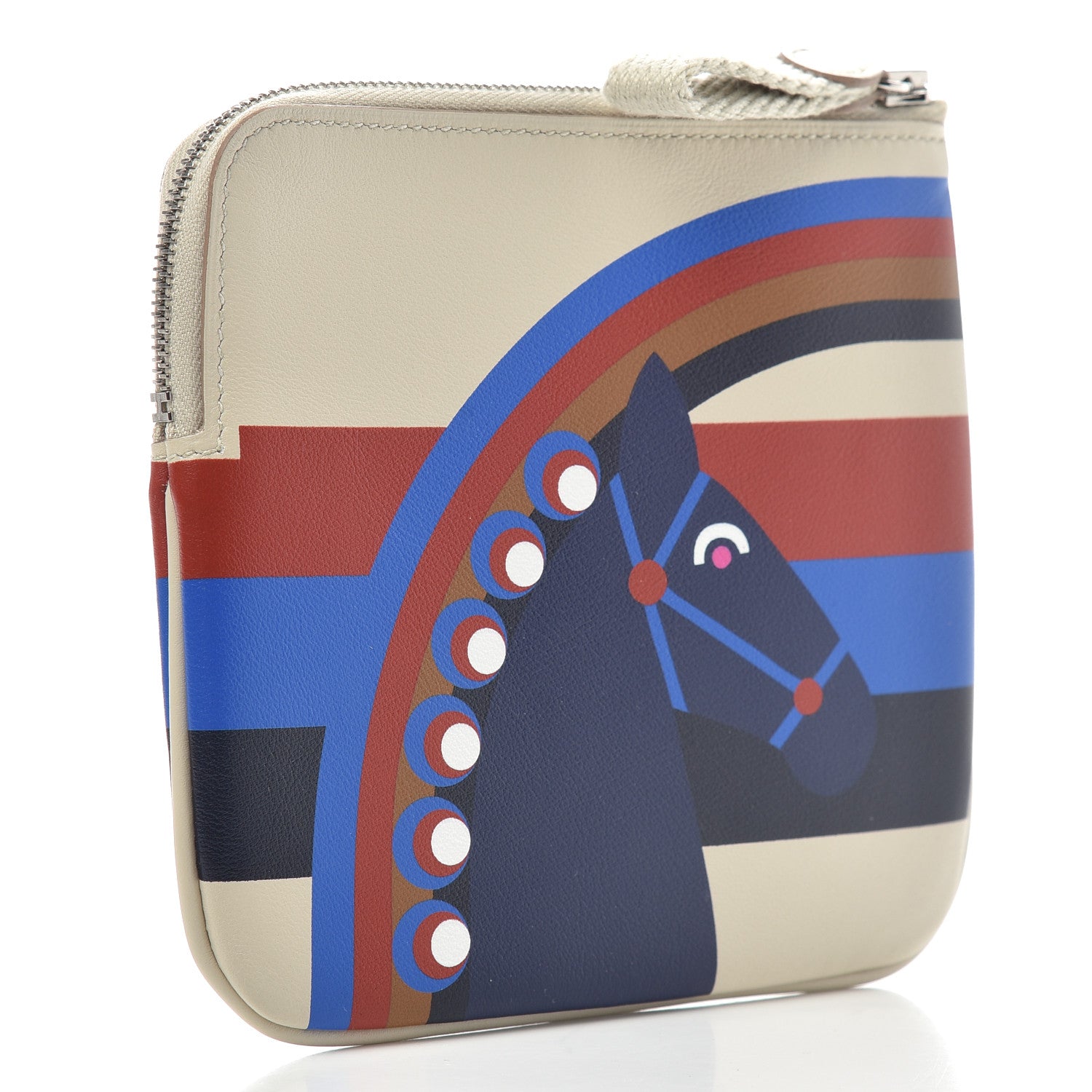 Hermes Swift Carre Rainbow Love Pocket Pouch Beton Bleu Encre 3 of 7