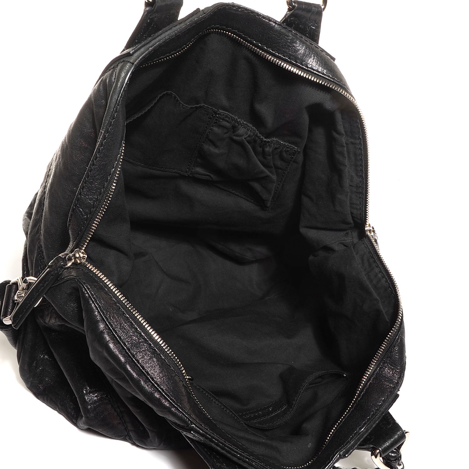Givenchy Wrinkled Lambskin Large Chain Wrap Nightingale Black 5 of 10