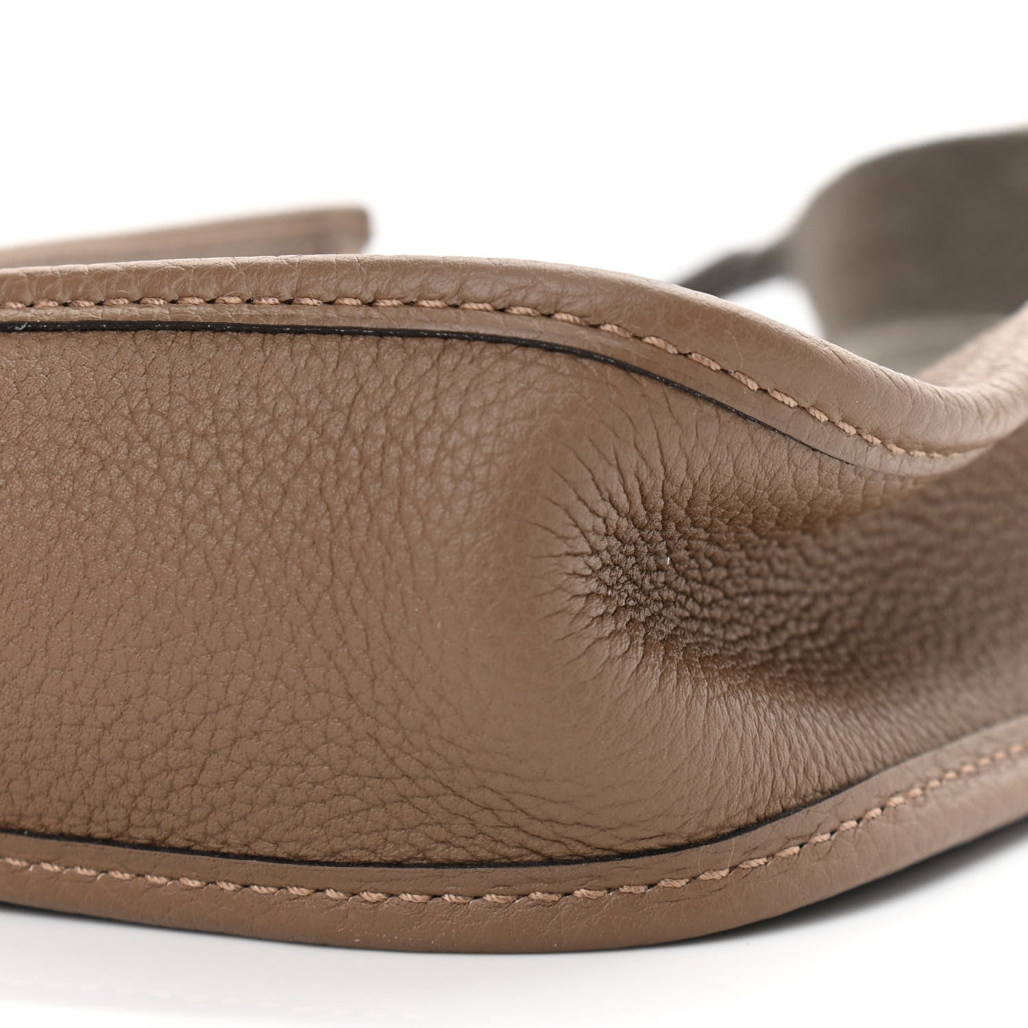 Hermes Taurillon Clemence Amazone Evelyne TPM Etoupe Etain 10 of 13