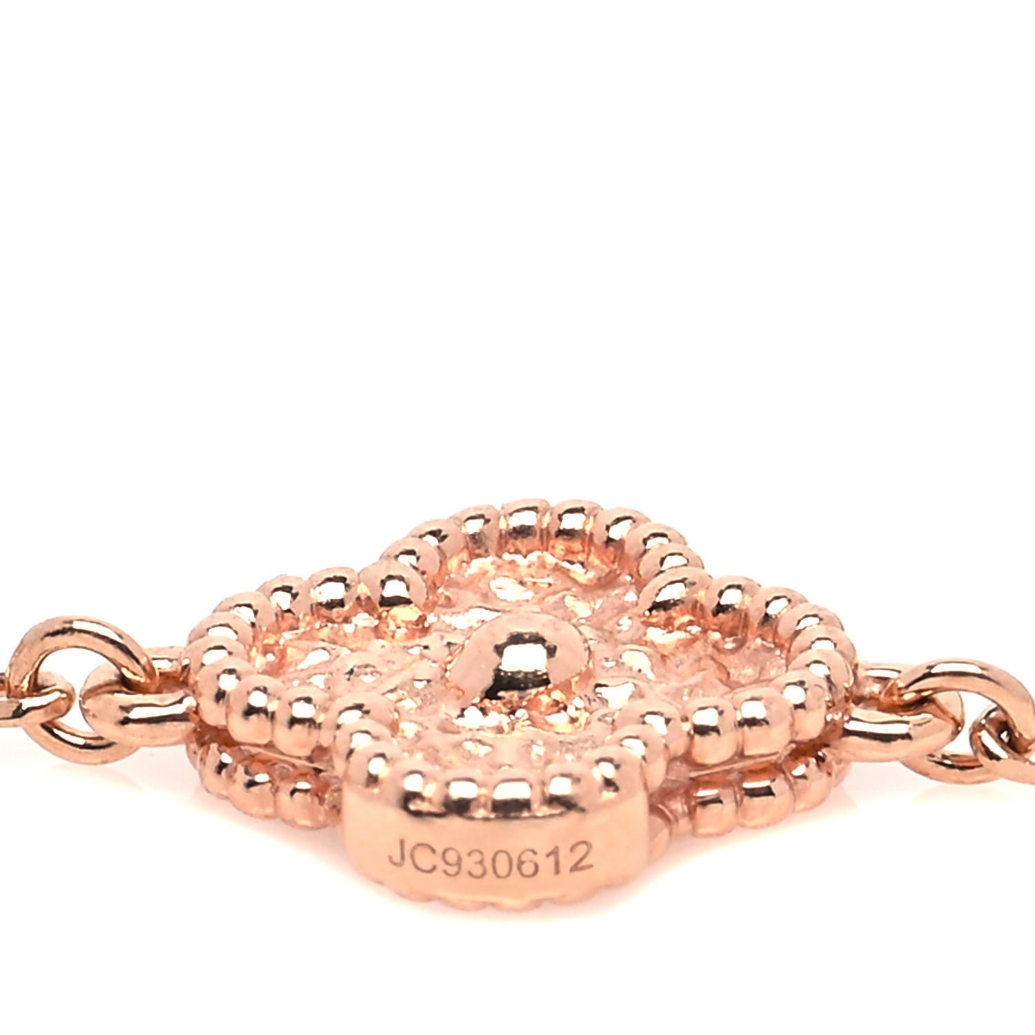 Van Cleef & Arpels 18K Rose Gold 6 Motifs Sweet Alhambra Bracelet 6 of 7