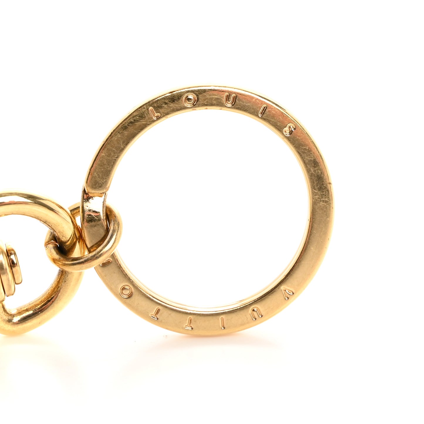 Metal My LV Chain Bag Charm Gold