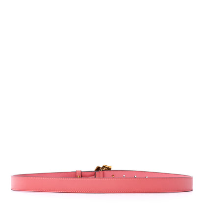 Gucci Calfskin Metal Flower Interlocking G Belt 85 34 Pink 2 of 4