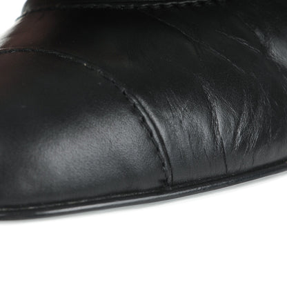Chanel Calfskin Quilted Reissue Booties 36.5 Black 8 of 8