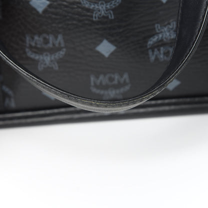 MCM Visetos Shopping Tote Black 13 of 16
