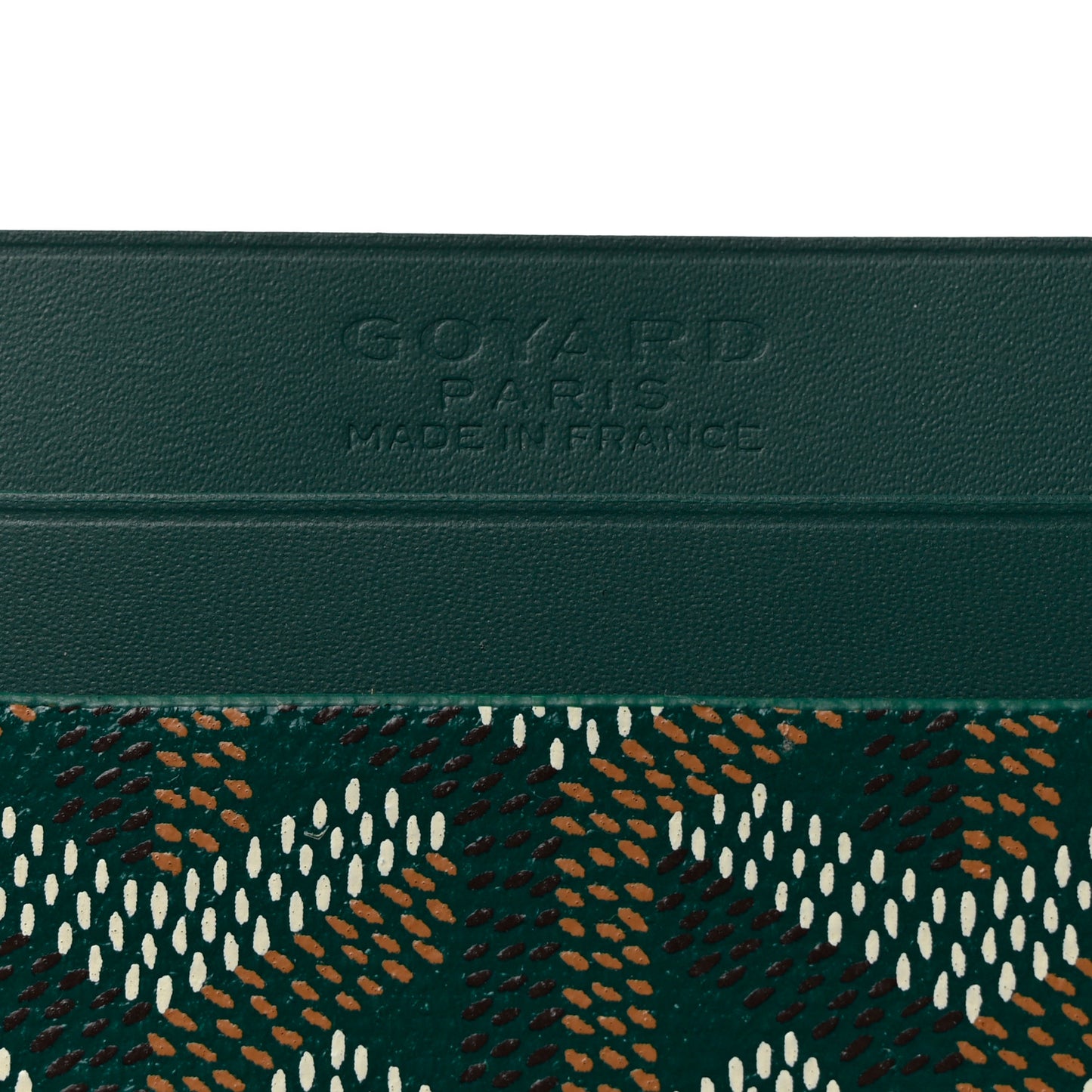Goyardine Saint Sulpice Card Holder Green