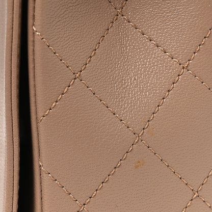 Chanel Sheepskin Quilted Vintage Mademoiselle Flap Beige 11 of 11