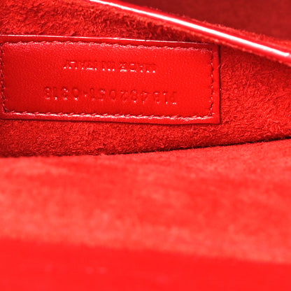 Saint Laurent Calfskin Medium Bellechasse Satchel Rouge Eros 7 of 11