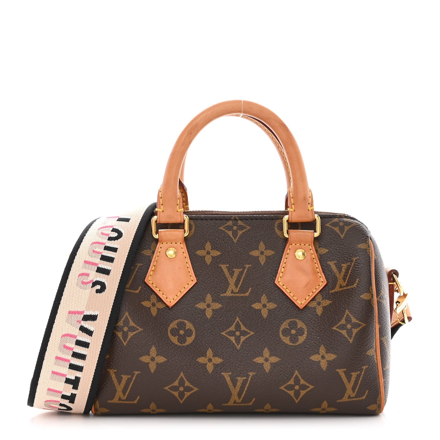 Louis Vuitton Monogram Speedy Bandouliere 20 Black 1 of 13