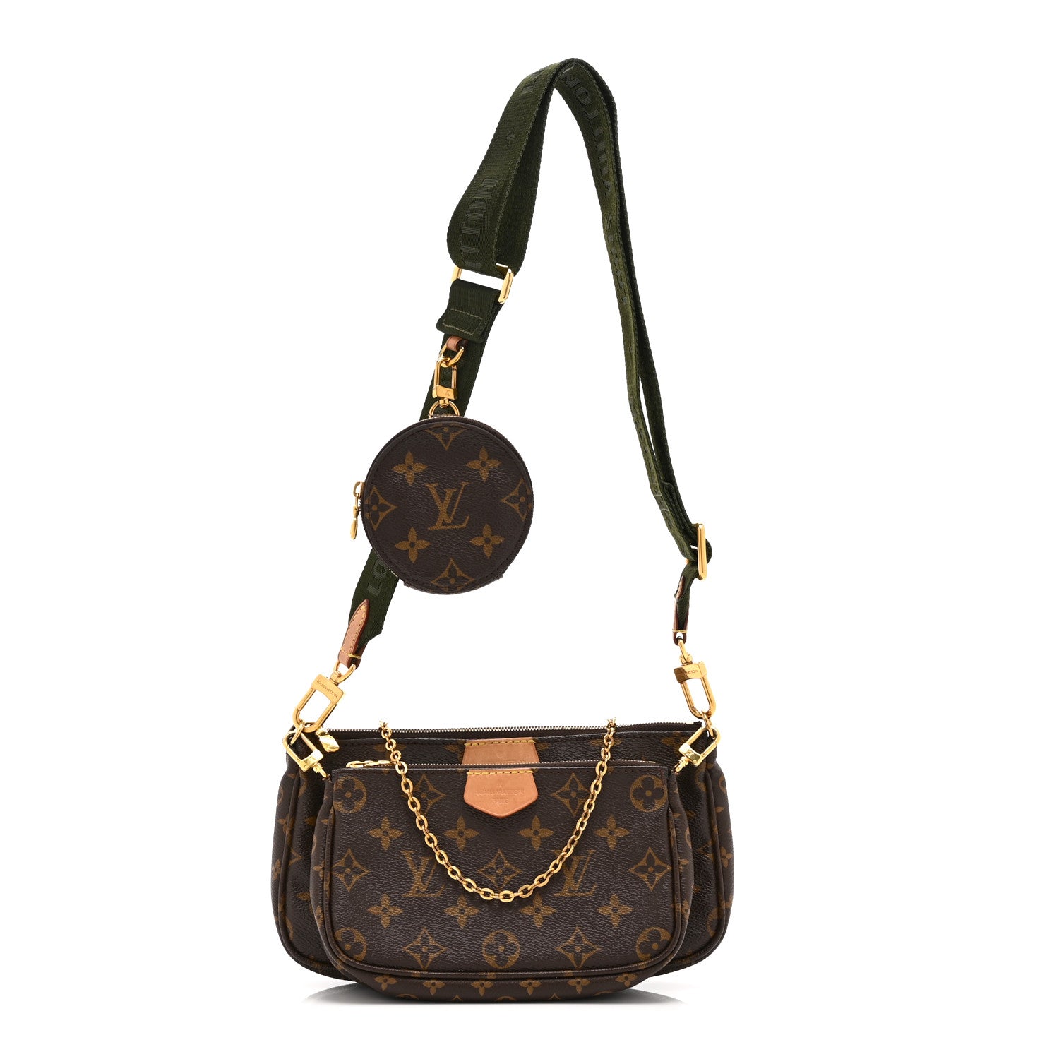 Louis Vuitton Monogram Multi Pochette Accessories Kaki 1 of 12