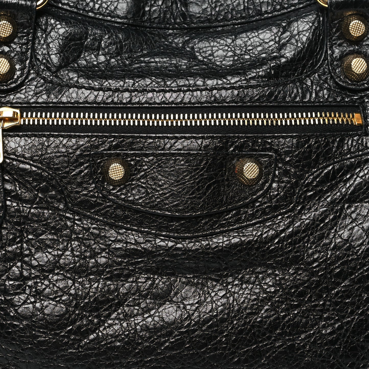 Agneau Giant 12 Gold Hardware City Black