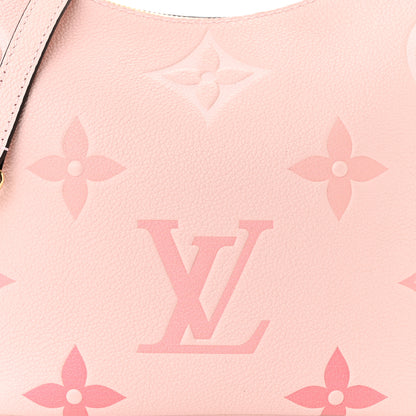 Louis Vuitton Empreinte Monogram Giant By The Pool Marshmallow Hobo PM Bouton De Rose 8 of 10