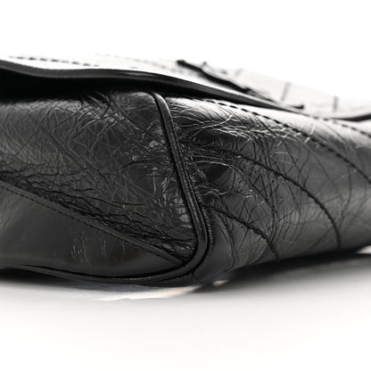 Saint Laurent Crinkled Calfskin Matelasse Monogram Niki Body Bag Black 8 of 11