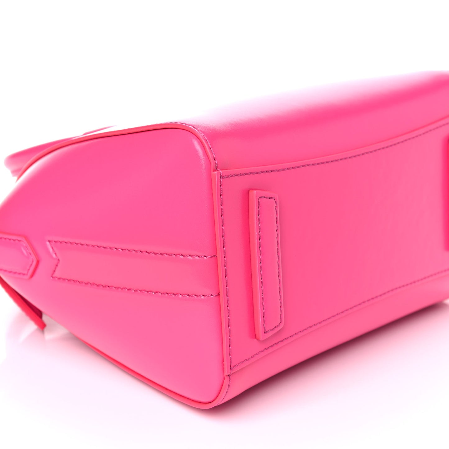 Shiny Lord Calfskin Mini Antigona Shocking Pink