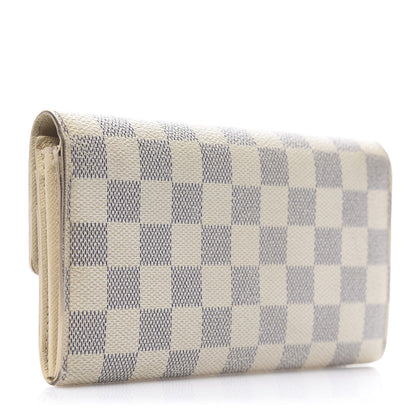 Louis Vuitton Damier Azur Sarah Wallet 3 of 13