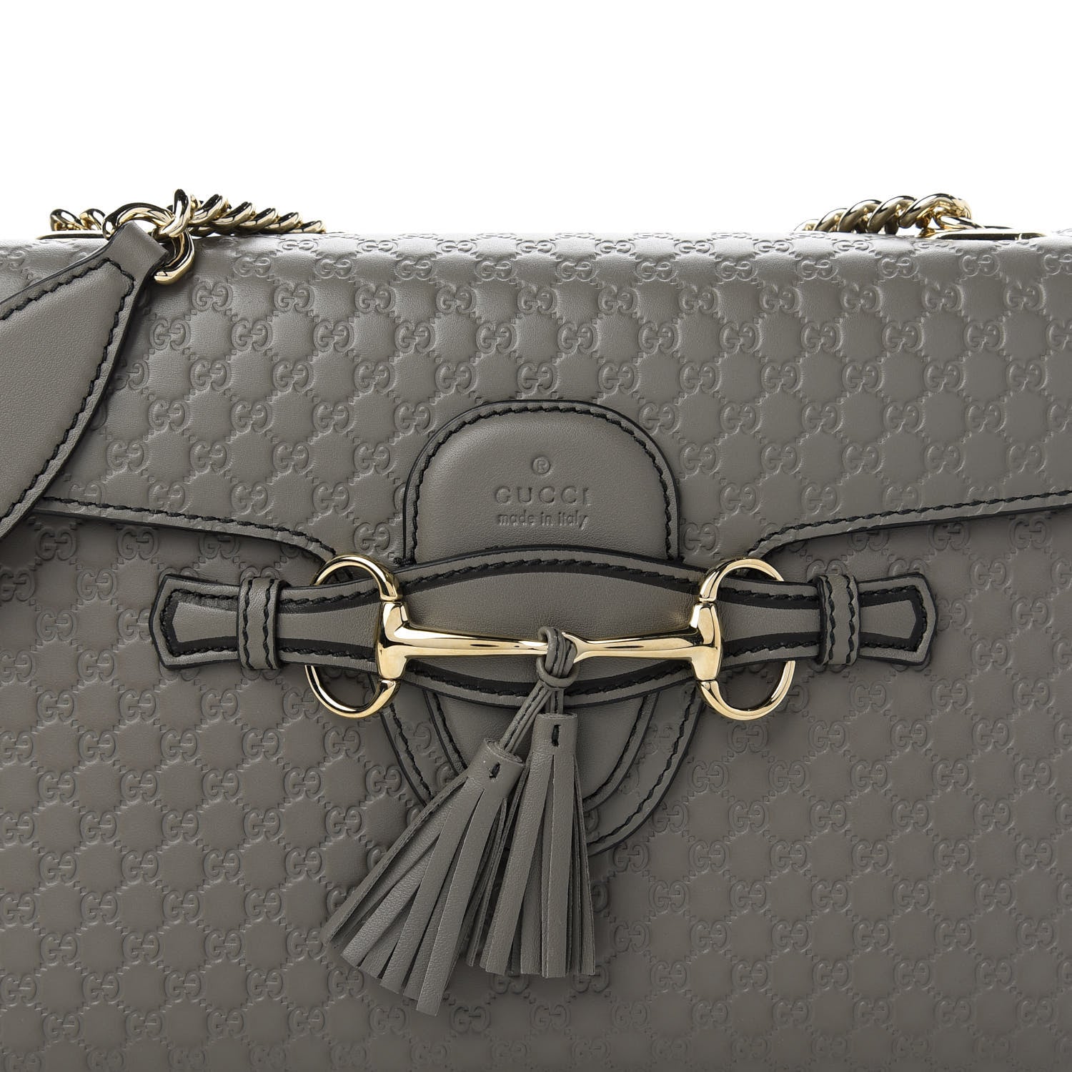 Gucci Soft Microguccissima Medium Emily Chain Shoulder Bag Loess 11 of 11