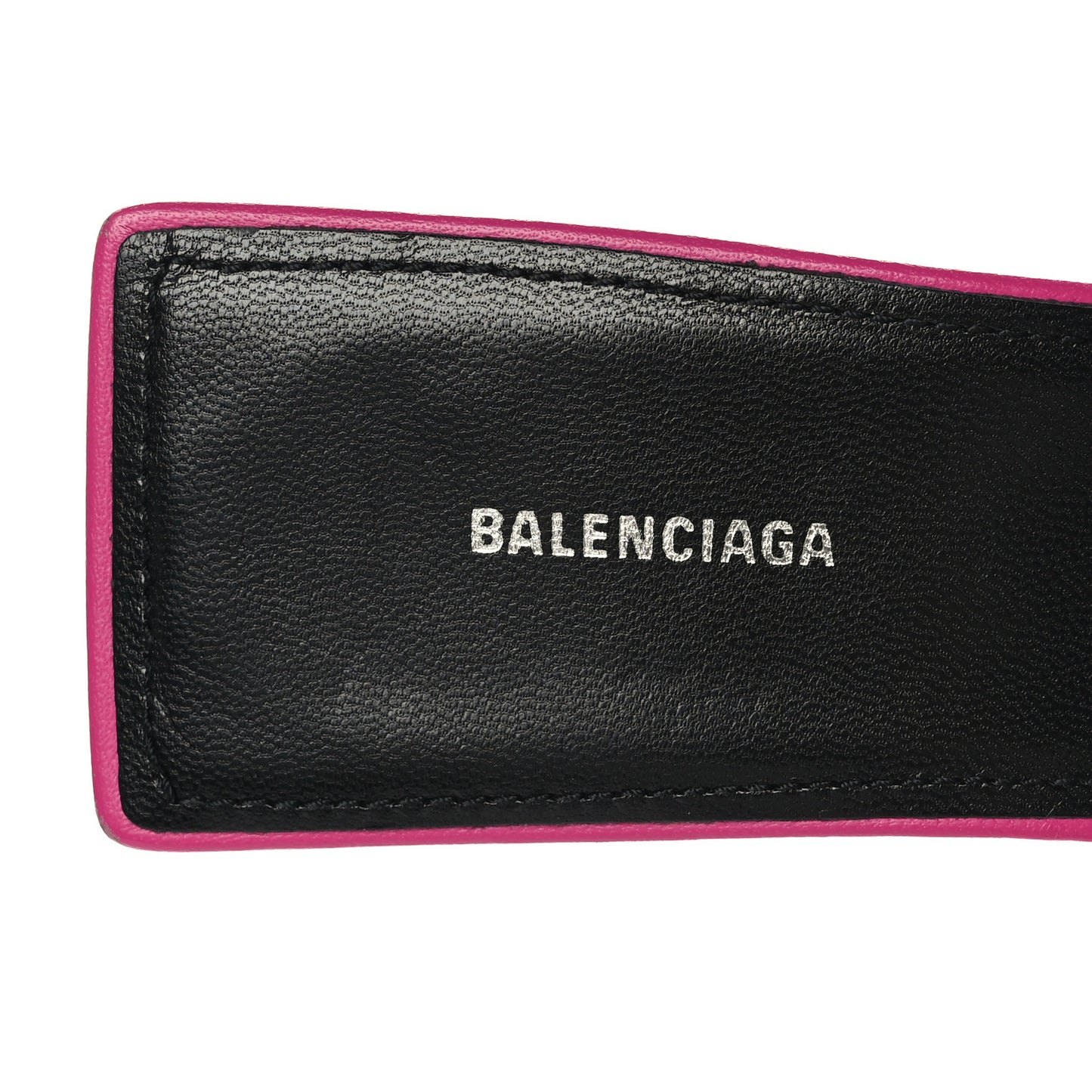 Soft Nappa Square Knife Bow Mule Sandals 36 Magenta Pink