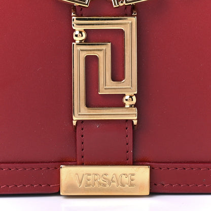 Versace Calfskin Greca Goddess Wallet On Chain Red 6 of 7